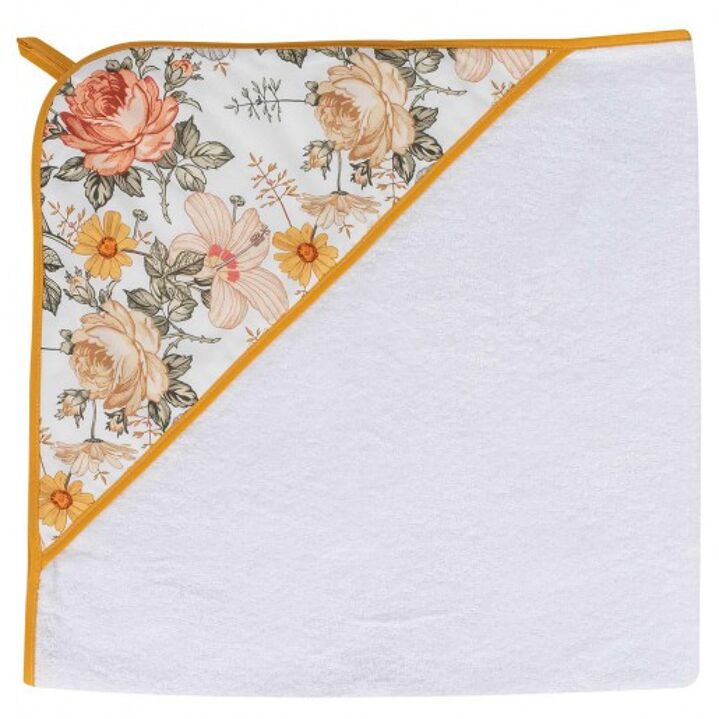 Kidbrande cape de bain en coton et bambou 100 x 100