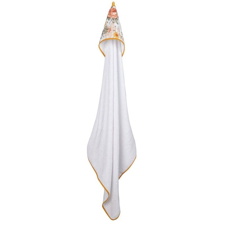 Kidba première cape de bain en gaze de coton et bambou 75x75