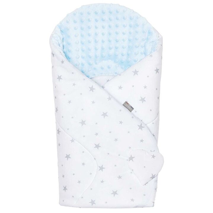 Kidbigoteuse d'emmaillotage minky réversible, Made in France ,STELLA