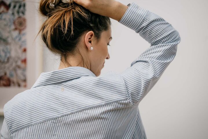 Kidbobe-Chemise d’allaitement Boyfriend en coton biologique