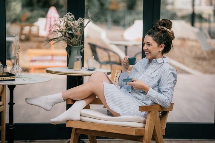 Kidbobe-Chemise d’allaitement Boyfriend en coton biologique