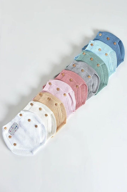 Kidbulotte en tricot de coton avec boutons
