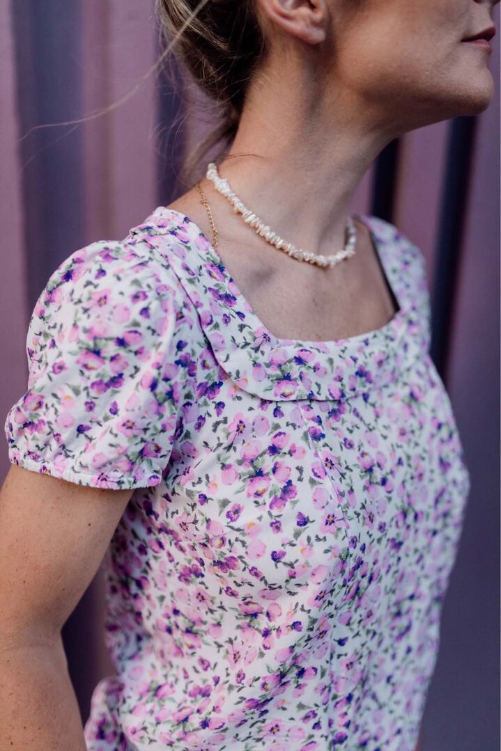 Kidblouse d’allaitement Lilas Mama