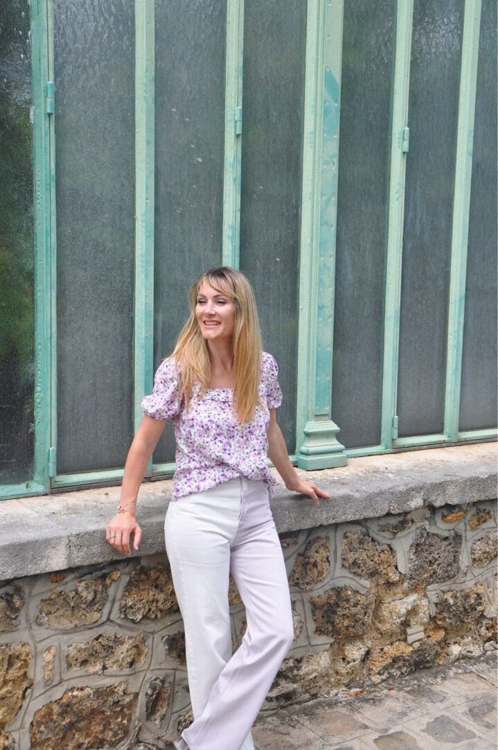 Kidblouse d’allaitement Lilas Mama