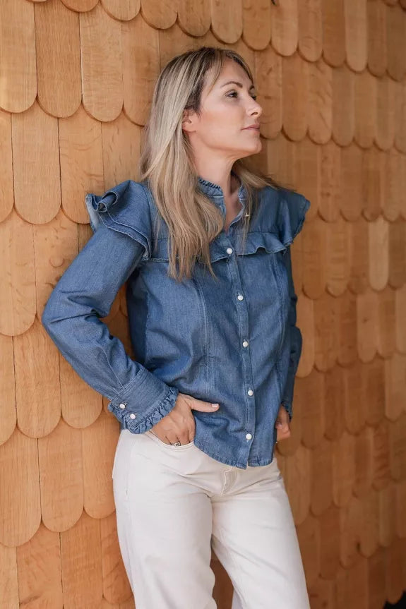 Kidbemise denim femme d’allaitement Breastfeed’jean