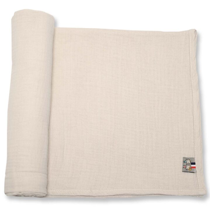 Kidbaxi lange, fabriqué en France, double gaze de coton, Collection Jeanne 120x120