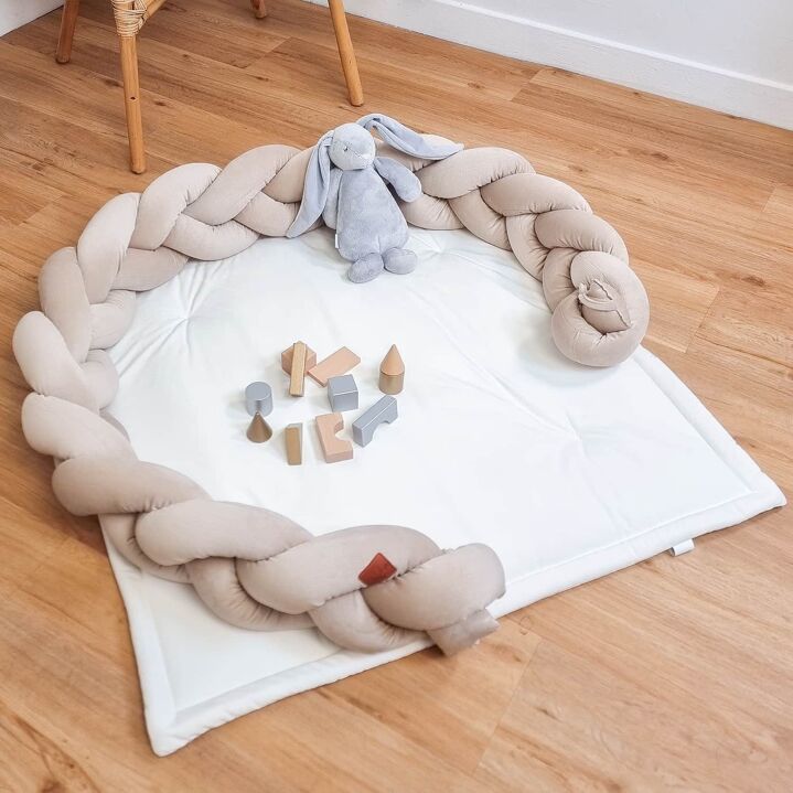 Kidbapis de parc, tapis d'éveil réversible, Sidonia, fabriqué en France