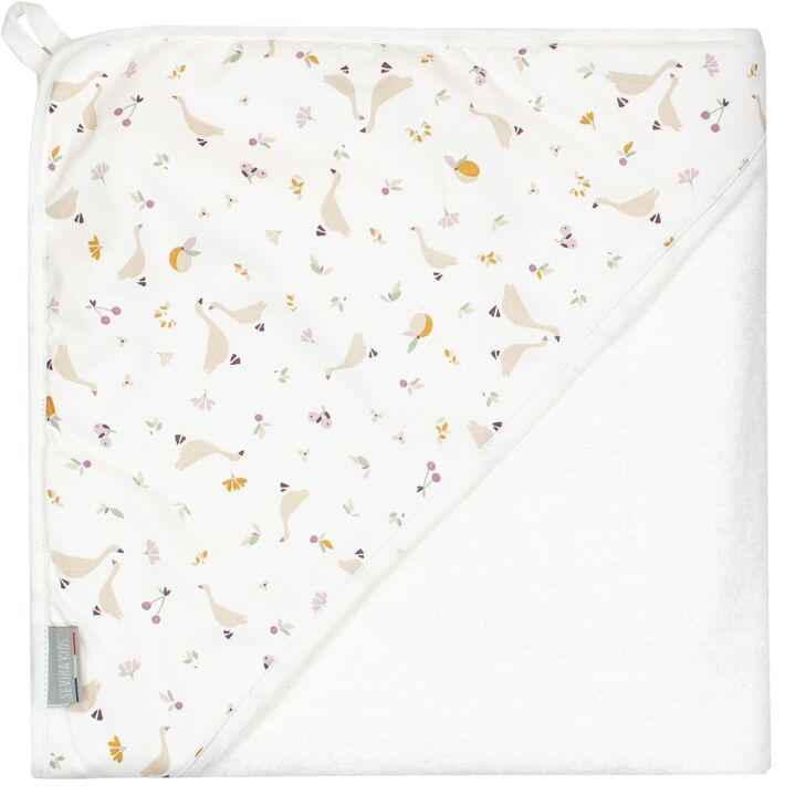 Kidbrande cape de bain en coton et bambou 100 x 100