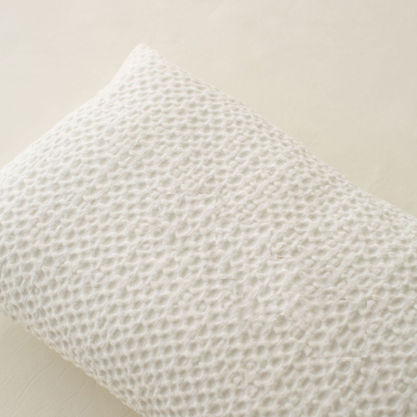 Kidbousse de coussin en coton lin