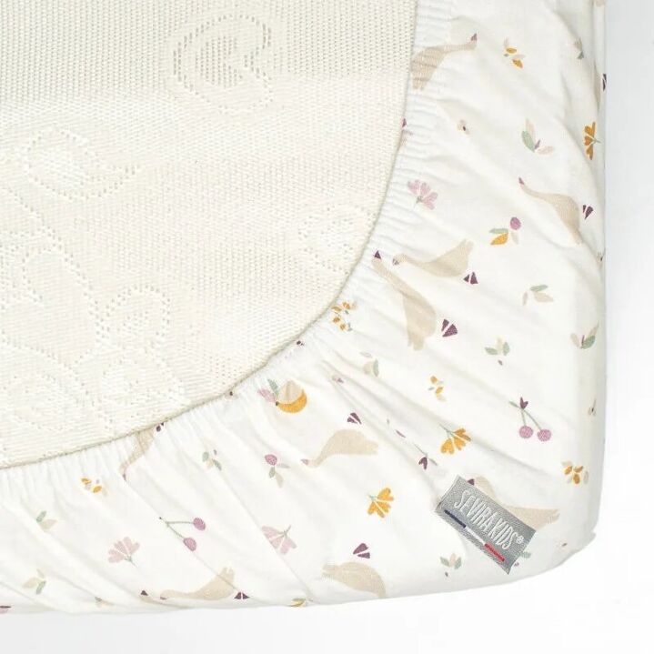 Kidbrap housse en coton Sidonia : Douceur minimaliste pour votre enfant 60x120, 70x140 et 90x190