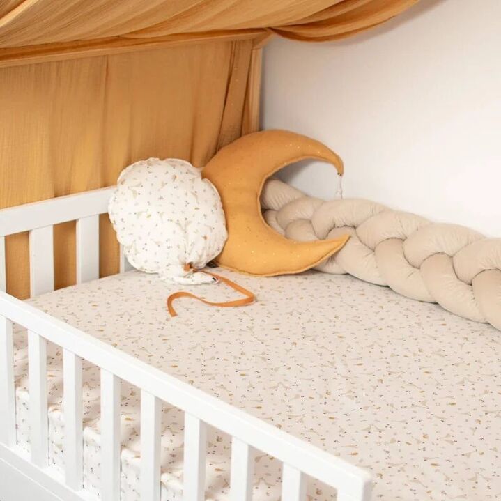 Kidbrap housse en coton Sidonia : Douceur minimaliste pour votre enfant 60x120, 70x140 et 90x190