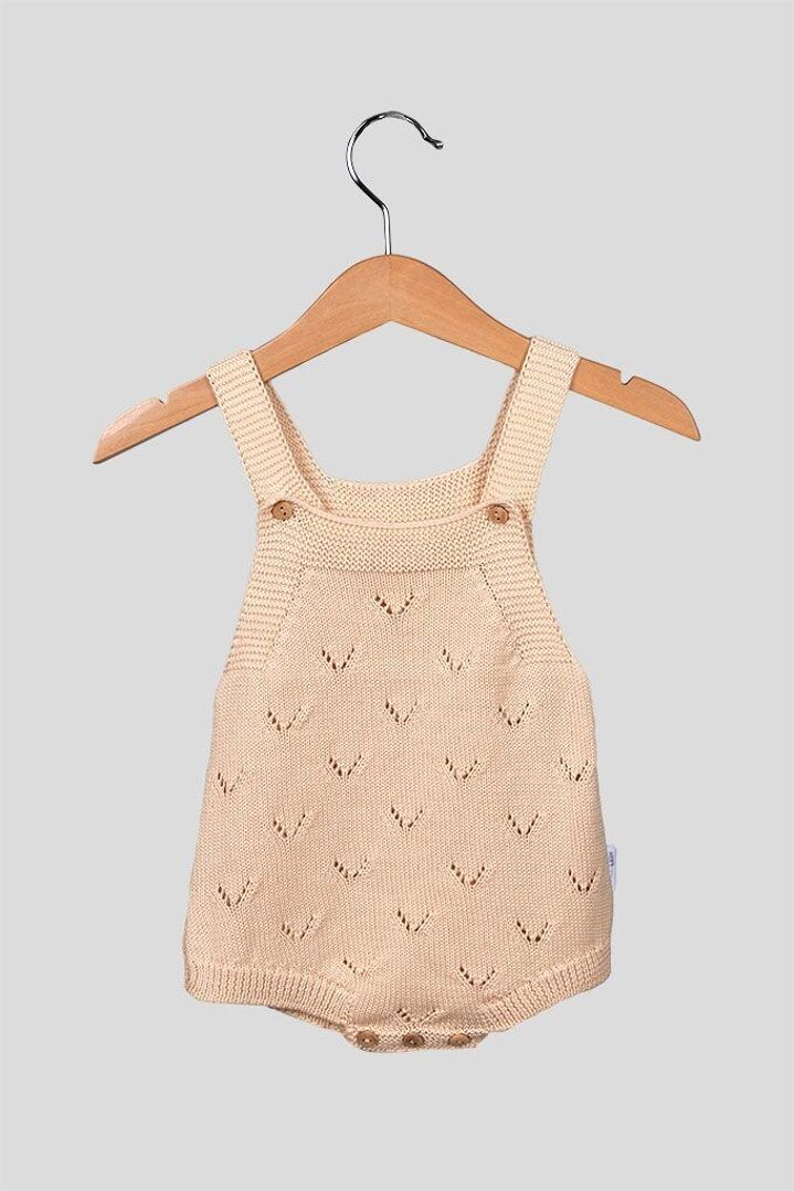 Kidbarboteuse en tricot de coton « V »