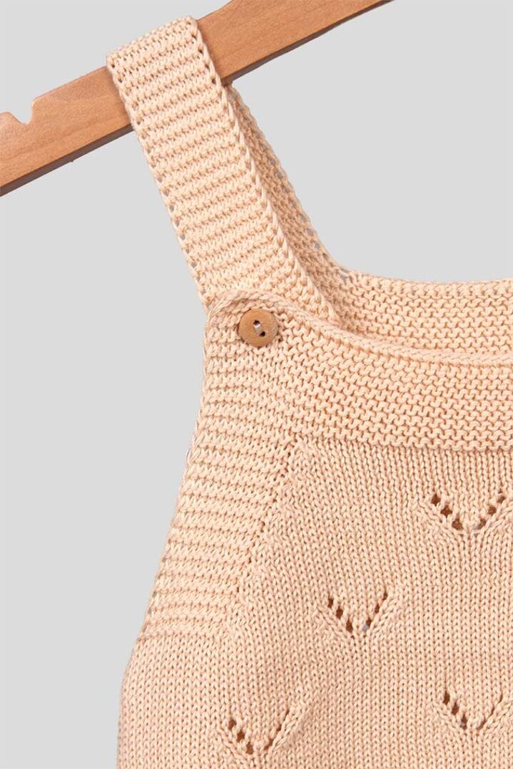 Kidbarboteuse en tricot de coton « V »