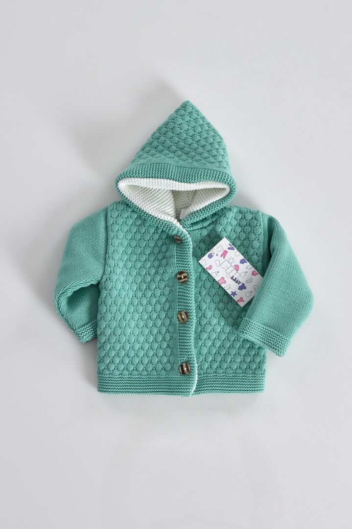 Kidbeste en tricot double avec capuche